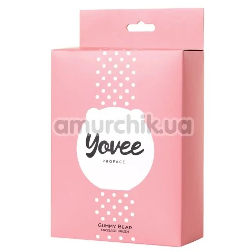 Массажер для лица Yovee Proface Gummy Bear, розовый