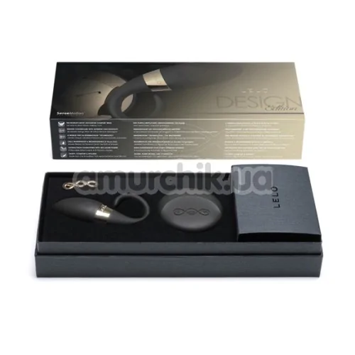 Віброкільце Lelo Oden II Black (Лело Оден 2), чорне