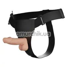 Страпон з вібрацією Ultra Passionate Harness BW0785, тілесний - Фото №1