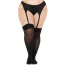 Панчохи Leg Avenue Lace Top Opaque Thigh Highs, чорні - Фото №2