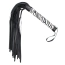 Флогер DS Fetish Zebra Flogger, чорно-білий