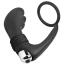 Вибростимулятор простаты с эрекционным кольцом Master Series Prostatic Play Cock Ring Vibrating Prostate, черный - Фото №2