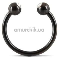 Ерекційне кільце Rebel Men's Gear Glans Ring, чорне - Фото №1
