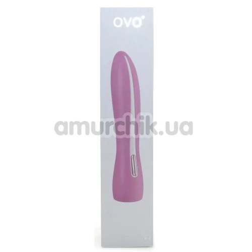 Вибратор OVO F4, розово-белый