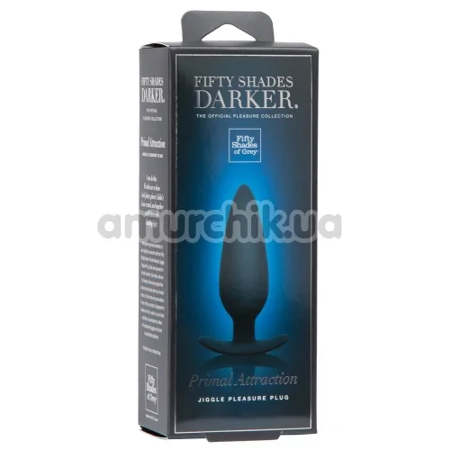 Анальная пробка Fifty Shades Darker Primal Attraction, серая