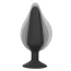 Анальний розширювач Silicone Inflatable Plug XL, чорний - Фото №3