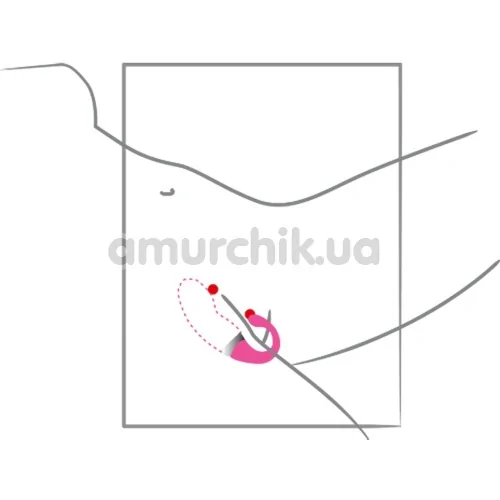 Вибратор для точки G Smile Sweet Rechargeable Vibrator, розовый