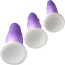 Набор анальных пробок Simply Sweet Silicone Butt Plug Set, фиолетовый - Фото №2