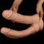 Двойной фаллоимитатор LoveToy Mega Double Dildo 12, телесный - Фото №4