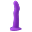 Вібратор для точки G Virgite Fantasy Dildos Vibrating Silicone Dildo Sweet, фіолетовий - Фото №1