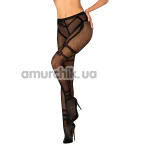 Колготки Obsessive Tights S123, черные - Фото №1