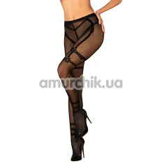 Колготки Obsessive Tights S123, черные - Фото №1