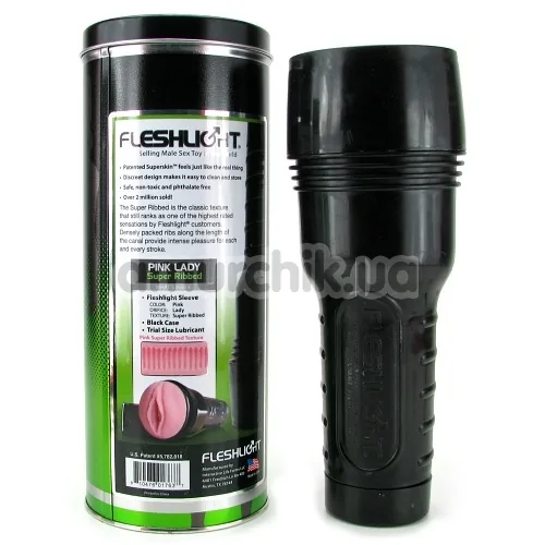 Fleshlight Pink Lady Super Ribbed (Флешлайт Рожева Дама супер-ребристий)