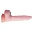Фалоімітатор A - Toys Softskin Suction Cup Based Dildo 6.9 з мошонкою, тілесний - Фото №6