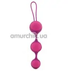 Вагінальні кульки Key Stella III Graduated Kegel Ball Set, рожеві - Фото №1