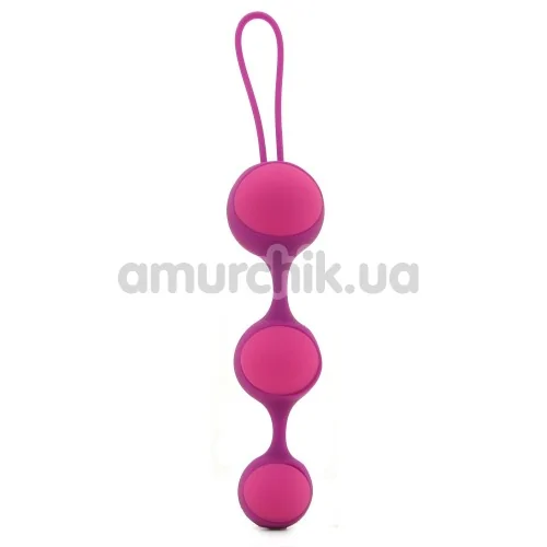 Вагинальные шарики Key Stella III Graduated Kegel Ball Set, розовые - Фото №1