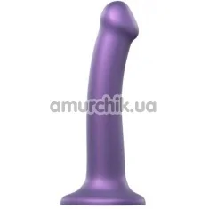 Фалоімітатор Strap-On-Me Mono Density Soft Silicone Dildo M, фіолетовий - Фото №1