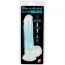 Фаллоимитатор Glow in the Dark Silicone Dildo, голубой - Фото №5
