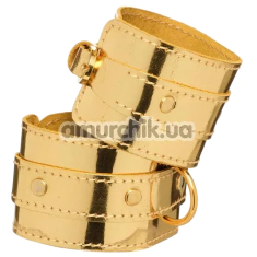 Фіксатори для рук DS Fetish Goddess Hand Restraints, золоті - Фото №1