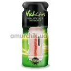 Анус-мастурбатор с вибрацией Vulcan Realistic Ass With Vibration, телесный - Фото №1