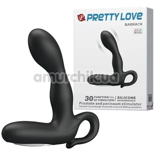 Вибростимулятор простаты для мужчин Pretty Love Barrack, черный