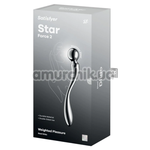 Фалоімітатор Satisfyer Star Force 2, срібний