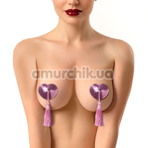 Прикраси для сосків Art of Sex Sparkling Hearts, рожеві