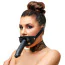 Кляп с фаллоимитатором Zado Fetish Line Gag, черный - Фото №3