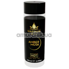 Массажное масло Massage Oil Amber & Musk, 100 мл - Фото №1