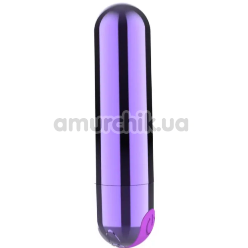 Клиторальный вибратор Boss Series Power Bullet Glossy, фиолетовый