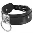 Нашийник з кільцем Fetish Tentation Choker Ring, чорний - Фото №1
