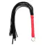 Флоггер DS Fetish Leather Flogger L, красно-черный - Фото №2