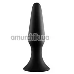 Анальна пробка з металевим кулькою MenzStuff Metal Ball Blutt Plug, чорна - Фото №1