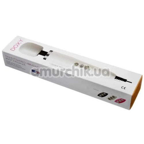 Універсальний вібромасажер Doxy Plug-In Vibrating Wand Massager, фіолетовий