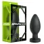 Анальна пробка Spark Silicone Plug Small, чорна - Фото №4