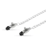 Затискачі для сосків з ланцюжком Easy Toys Nipple Clamps, срібні - Фото №2