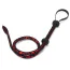Плеть Liebe Seele Victorian Garden Lace and Vegan Leather Bull Whip, красно-черная - Фото №2