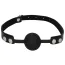 Кляп Ouch! Black & White Silicone Ball Gag, черный - Фото №1