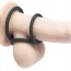 Набір ерекційних кілець Hombre Xtra Stretch Silicone C-Bands, чорний - Фото №5