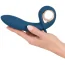 Вибратор для точки G Inflatable Vibrator Petit, синий - Фото №5