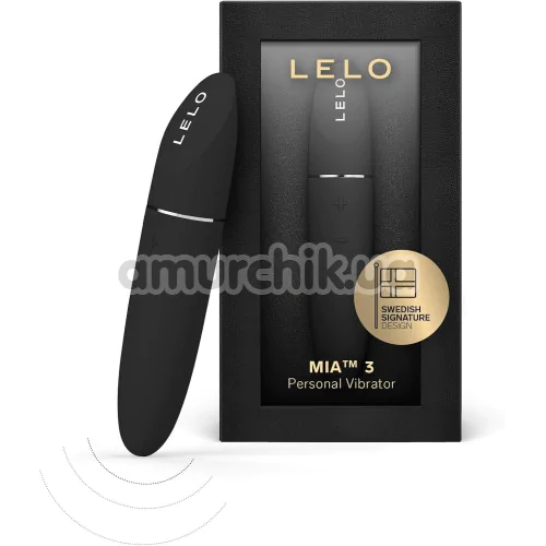 Вібратор Lelo Mia 3 Black (Лело Міа 3 Блек), чорний
