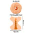 Мастурбатор 4in1 Pleasure Toy, телесный - Фото №13