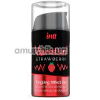Возбуждающий гель с эффектом вибрации Intt Vibration Strawberry Tingling Effect Gel - клубника, 15 мл - Фото №1