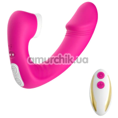 Вибратор Boss Series Sexy Life Licking Massager, розовый - Фото №1