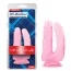 Двойной фаллоимитатор Hi-Rubber Born To Create Pleasure 6.3, розовый - Фото №5