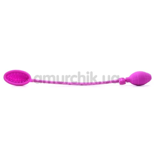 Вакуумна помпа для клітора Silicone Clitoral Pump, рожева