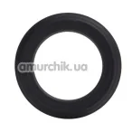 Ерекційне кільце Adonis Silicone Ring Caesar, чорне - Фото №1
