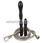 Интимный душ с 2 насадками Shower Me Deluxe, черный - Фото №1