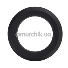 Эрекционное кольцо Adonis Silicone Ring Caesar, черное - Фото №1