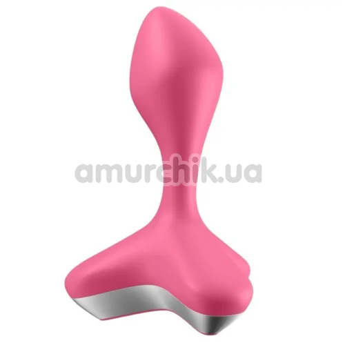 Анальная пробка с вибрацией Satisfyer Game Changer, розовая - Фото №1